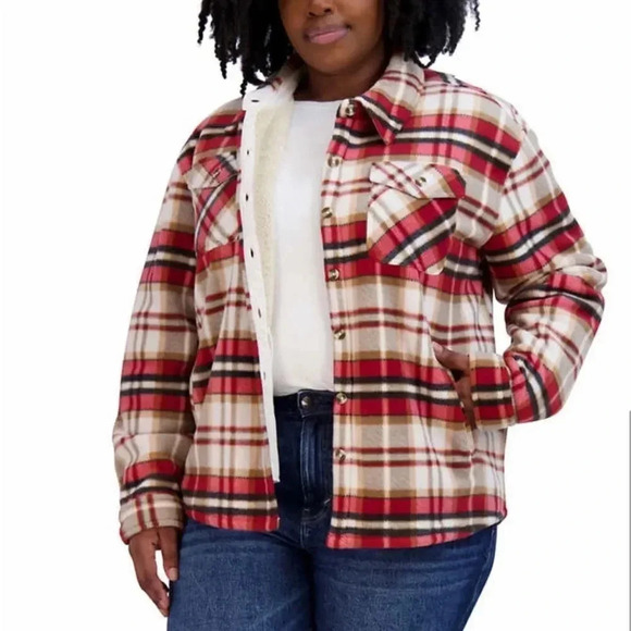 Sage Womens’ Plush Shirt Jacket / Shacket - Picture 4 of 6